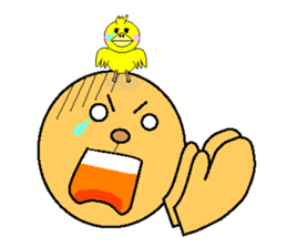 anri & chick sticker #2272944