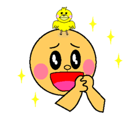 anri & chick sticker #2272945