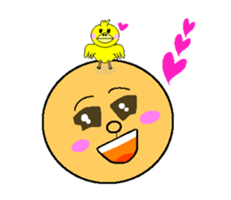 anri & chick sticker #2272946