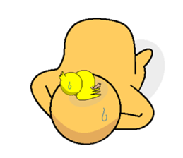 anri & chick sticker #2272949