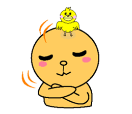 anri & chick sticker #2272950