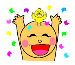 anri & chick sticker #2272951