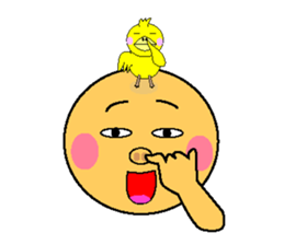 anri & chick sticker #2272956