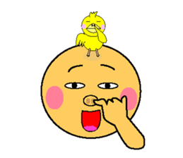 anri & chick sticker #2272956