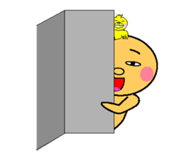 anri & chick sticker #2272957