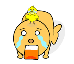 anri & chick sticker #2272959