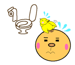 anri & chick sticker #2272961