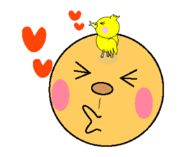 anri & chick sticker #2272962