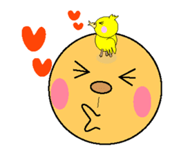 anri & chick sticker #2272962
