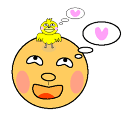 anri & chick sticker #2272963