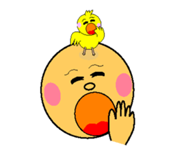 anri & chick sticker #2272966