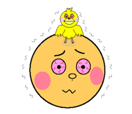anri & chick sticker #2272967