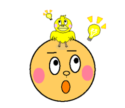 anri & chick sticker #2272968