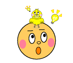 anri & chick sticker #2272968