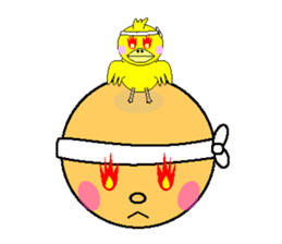 anri & chick sticker #2272969