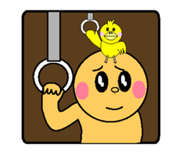 anri & chick sticker #2272971