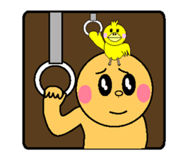 anri & chick sticker #2272971