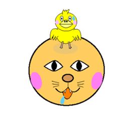 anri & chick sticker #2272973