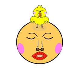 anri & chick sticker #2272974