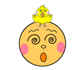 anri & chick sticker #2272978