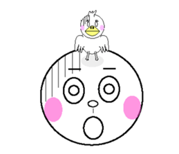 anri & chick sticker #2272983