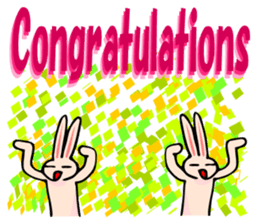 With a dog and a rabbit and a bear sticker #2273026