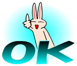 With a dog and a rabbit and a bear sticker #2273028