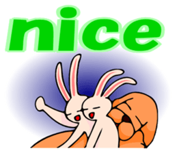 With a dog and a rabbit and a bear sticker #2273039