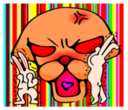 With a dog and a rabbit and a bear sticker #2273042