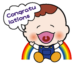 Baby club Mumi Part2 English use sticker #2273184