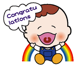 Baby club Mumi Part2 English use sticker #2273184