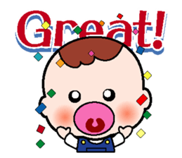 Baby club Mumi Part2 English use sticker #2273186