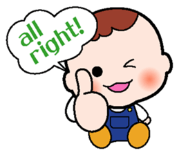 Baby club Mumi Part2 English use sticker #2273187