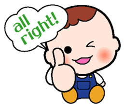 Baby club Mumi Part2 English use sticker #2273187