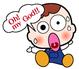 Baby club Mumi Part2 English use sticker #2273188