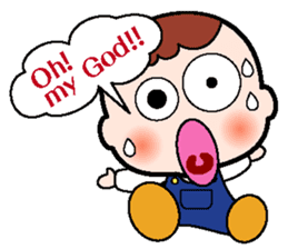 Baby club Mumi Part2 English use sticker #2273188