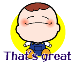 Baby club Mumi Part2 English use sticker #2273189