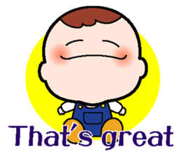 Baby club Mumi Part2 English use sticker #2273189