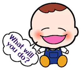 Baby club Mumi Part2 English use sticker #2273204