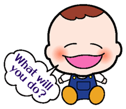 Baby club Mumi Part2 English use sticker #2273204