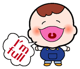 Baby club Mumi Part2 English use sticker #2273211