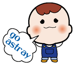 Baby club Mumi Part2 English use sticker #2273212