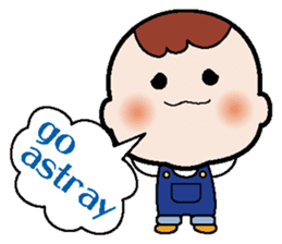 Baby club Mumi Part2 English use sticker #2273212