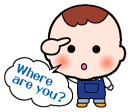 Baby club Mumi Part2 English use sticker #2273214