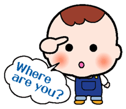 Baby club Mumi Part2 English use sticker #2273214