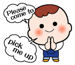 Baby club Mumi Part2 English use sticker #2273215