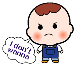 Baby club Mumi Part2 English use sticker #2273222