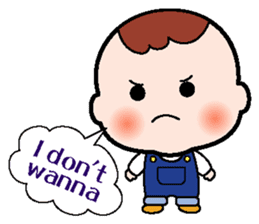 Baby club Mumi Part2 English use sticker #2273222