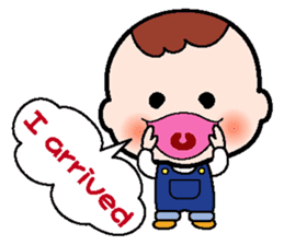 Baby club Mumi Part2 English use sticker #2273223