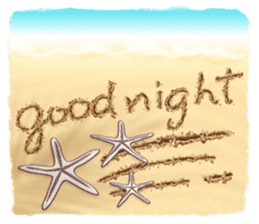 Sand Writing & Hermit Crab (Int'l) sticker #2273430